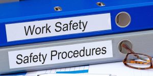 Work Safety and Safety Procedures Binder in the Office