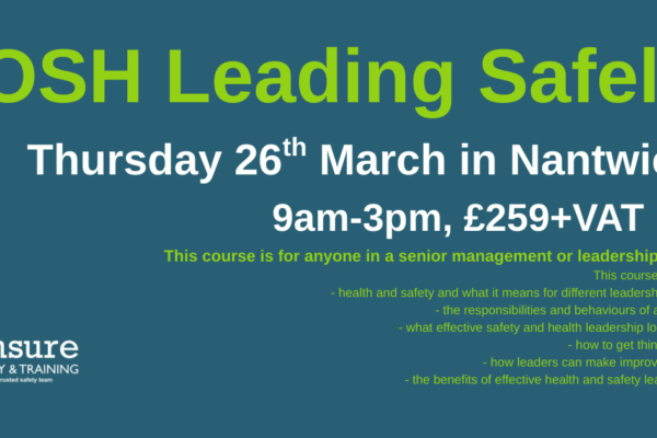 Leading Safely- essential learning for senior leaders